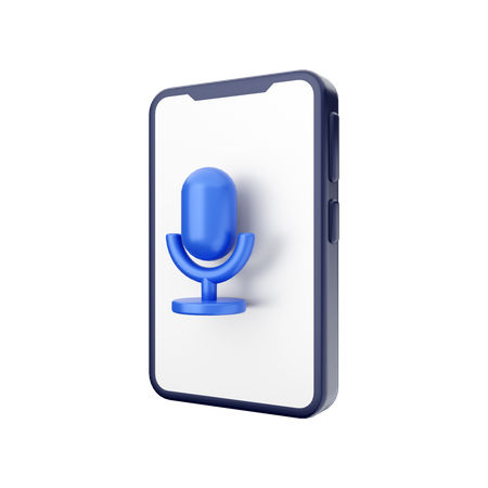 Voice Record  3D Icon