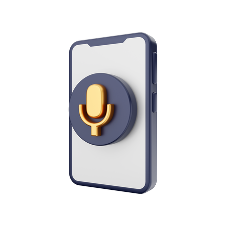 Voice Record  3D Icon