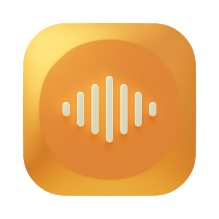 Voice Recorder  3D Icon