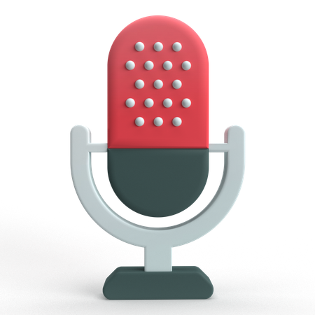 Voice Recorder  3D Icon