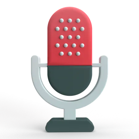 Voice Recorder  3D Icon