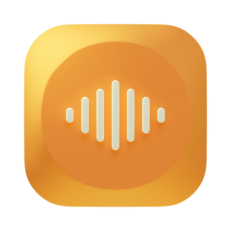 Voice Recorder  3D Icon