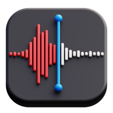 Voice Recorder  3D Icon