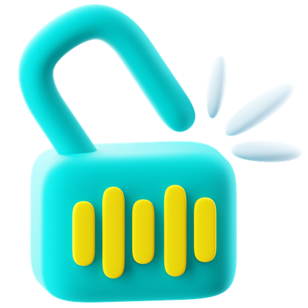 Voice Unlock  3D Icon