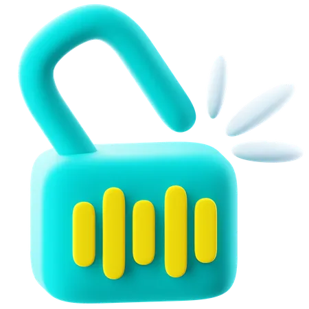 Voice Unlock  3D Icon