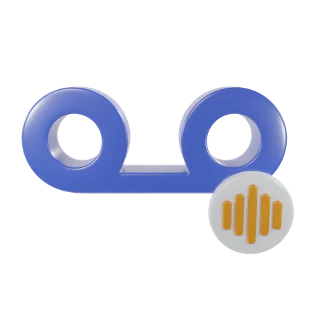 Voicemail  3D Icon