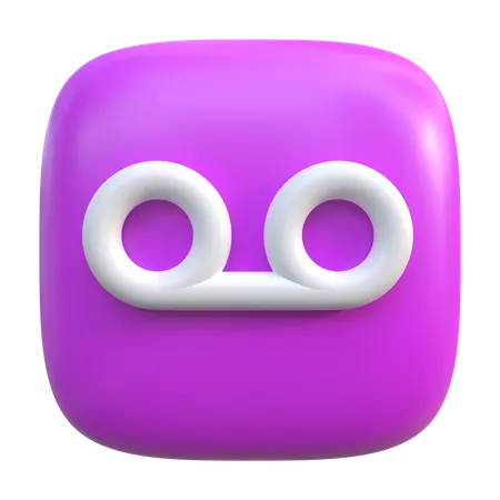 Voicemail Button  3D Icon