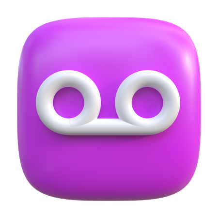 Voicemail Button  3D Icon