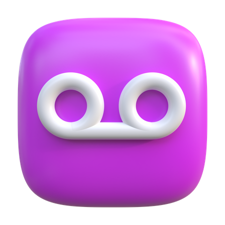 Voicemail-Schaltfläche  3D Icon