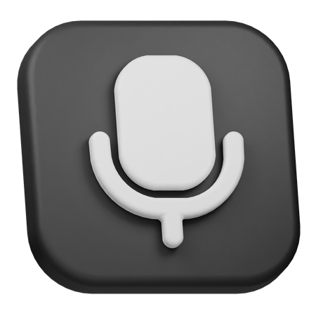 Voiceover  3D Icon