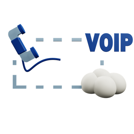 Voip  3D Icon