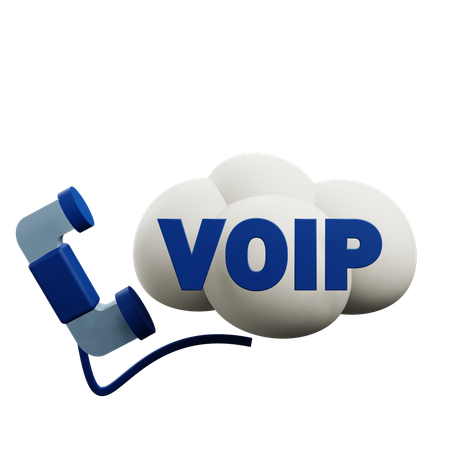 Voip  3D Icon