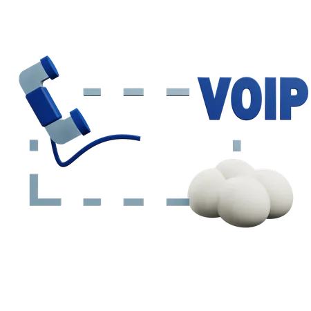 Voip  3D Icon