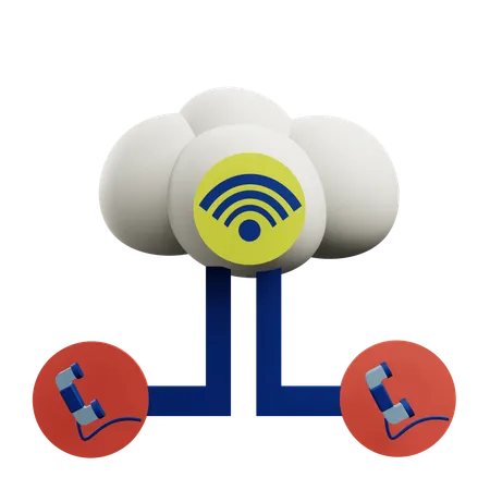 Voip  3D Icon