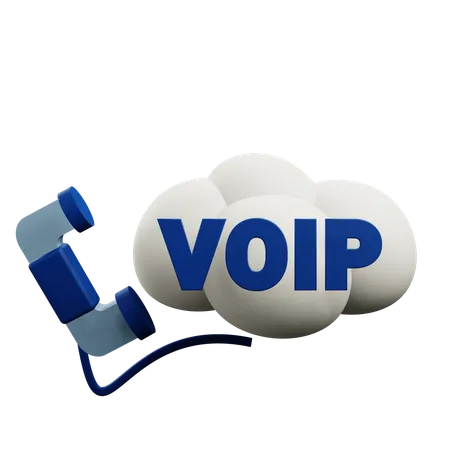 Voip  3D Icon