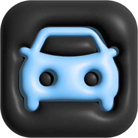 Voiture  3D Icon