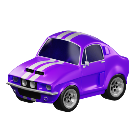 Voiture  3D Icon