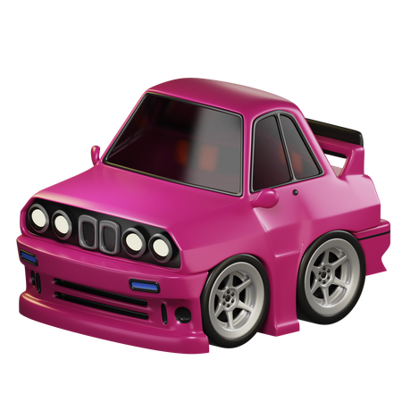 Voiture  3D Icon