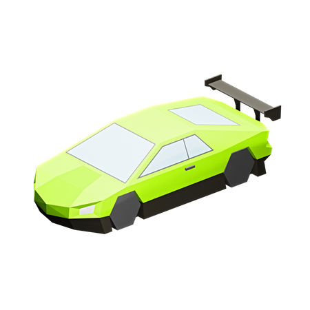 Voiture  3D Icon