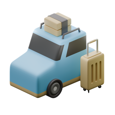 Voiture  3D Icon