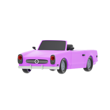 Voiture cabriolet  3D Icon