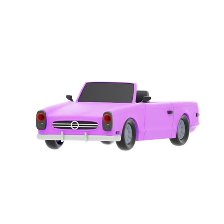 Voiture cabriolet  3D Icon
