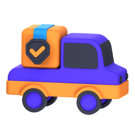 Voiture de livraison  3D Icon