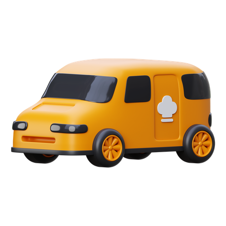 Voiture de livraison  3D Icon