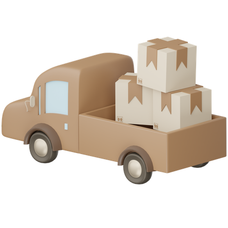 Voiture de livraison  3D Icon