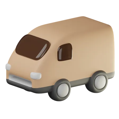 Voiture de livraison  3D Icon