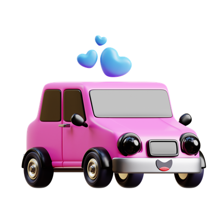 Voiture de mariage  3D Icon