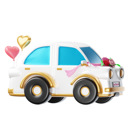 Voiture de mariage  3D Icon