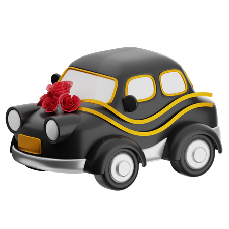 Voiture de mariage  3D Icon