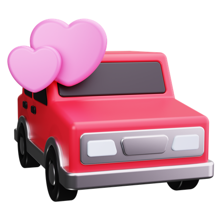 Voiture de mariage  3D Icon