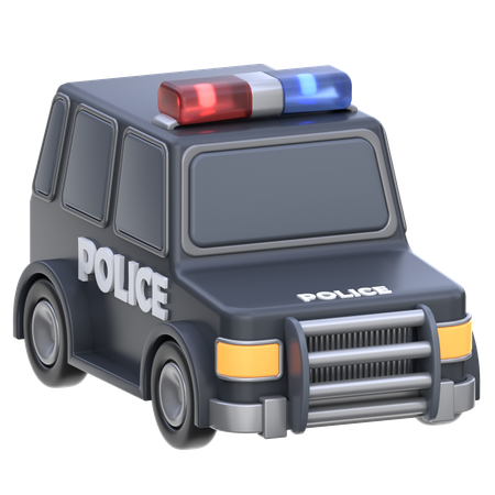 Voiture de police  3D Icon