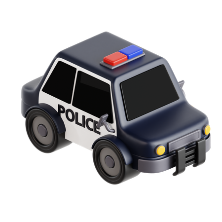 Voiture de police  3D Icon