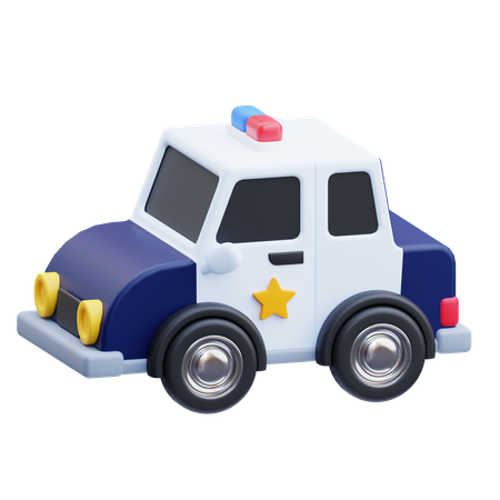 Voiture de police  3D Icon