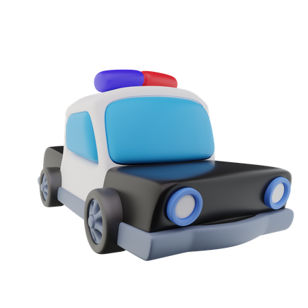 Voiture de police  3D Icon