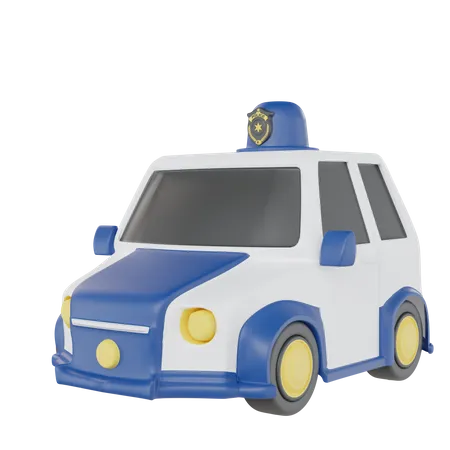 Voiture de police  3D Icon