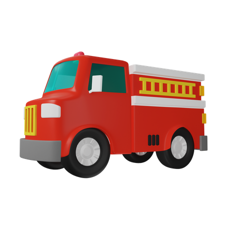 Voiture de pompier  3D Icon