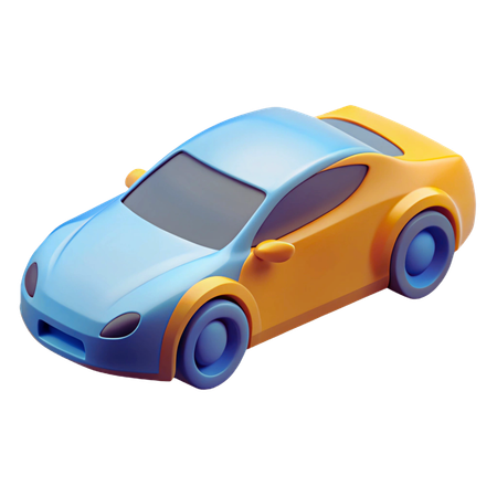 Voiture de sport  3D Icon