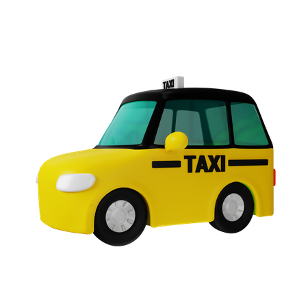 Voiture de taxi  3D Icon