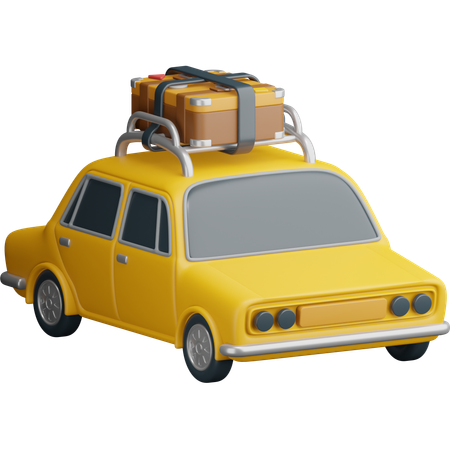 Voiture de voyage  3D Icon