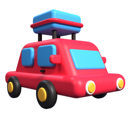 Voiture de voyage  3D Icon