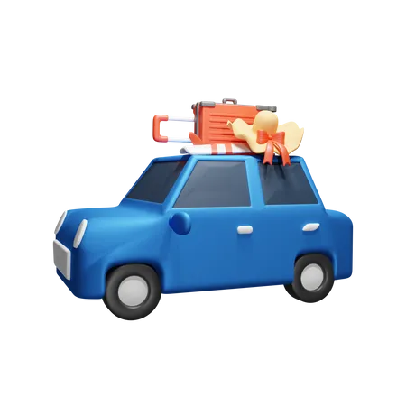 Voiture de voyage  3D Icon