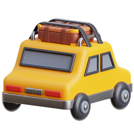 Voiture de voyage  3D Icon