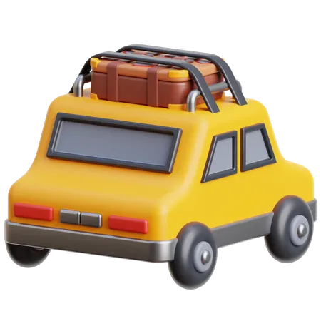 Voiture de voyage  3D Icon