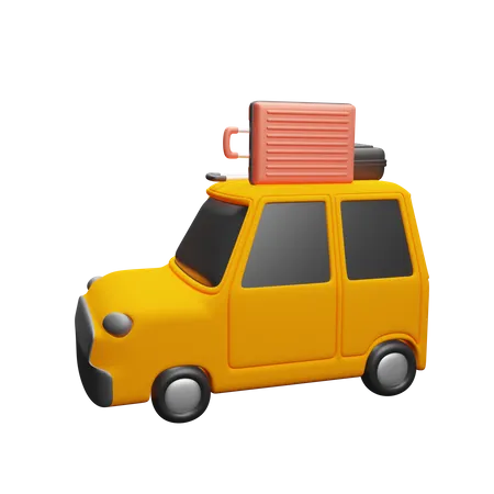 Voiture de voyage  3D Icon