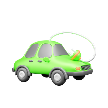 Voiture écologique  3D Icon