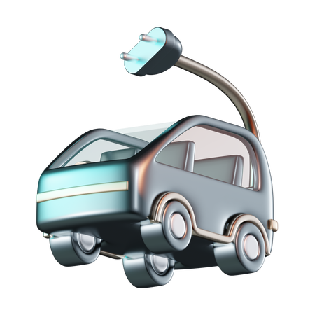 Voiture électrique  3D Icon